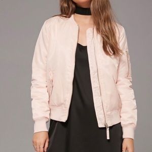 SOLD Ci Sono pink bomber jacket